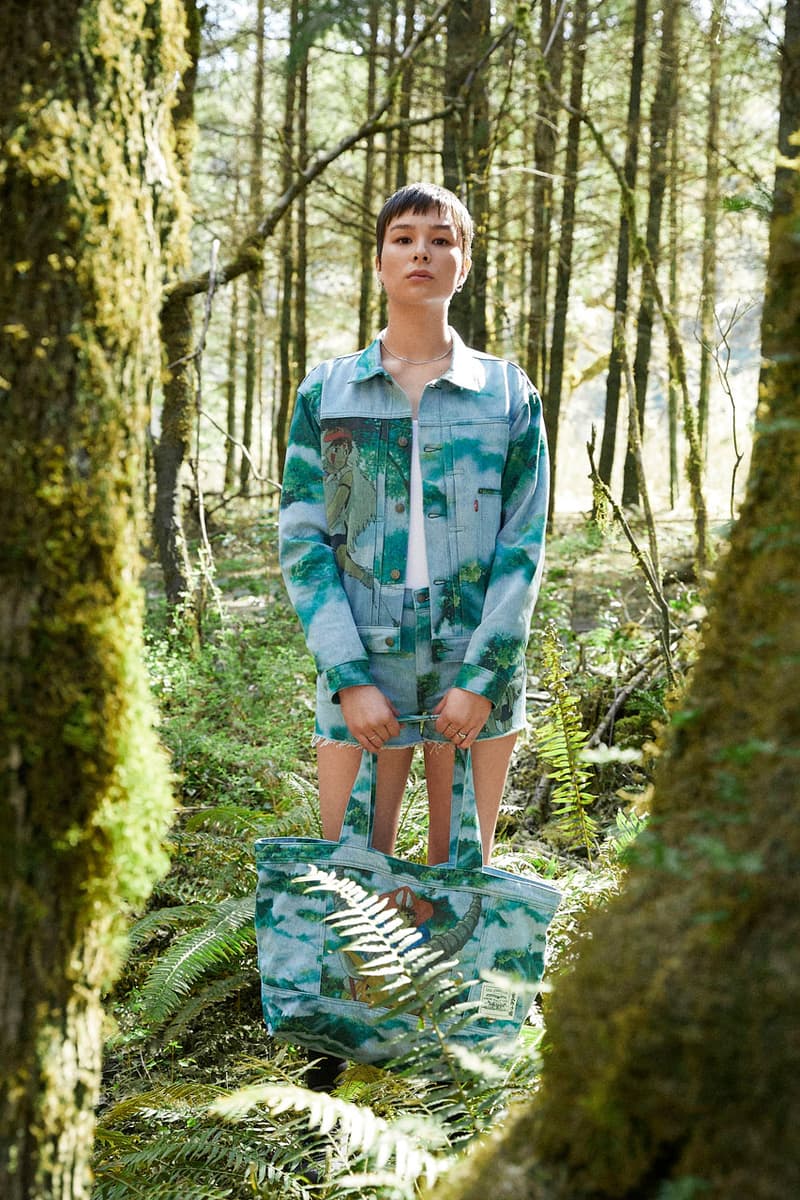 Levi's and Studio Ghibli Drop "Princess Mononoke" Collection Lookbook Release Info