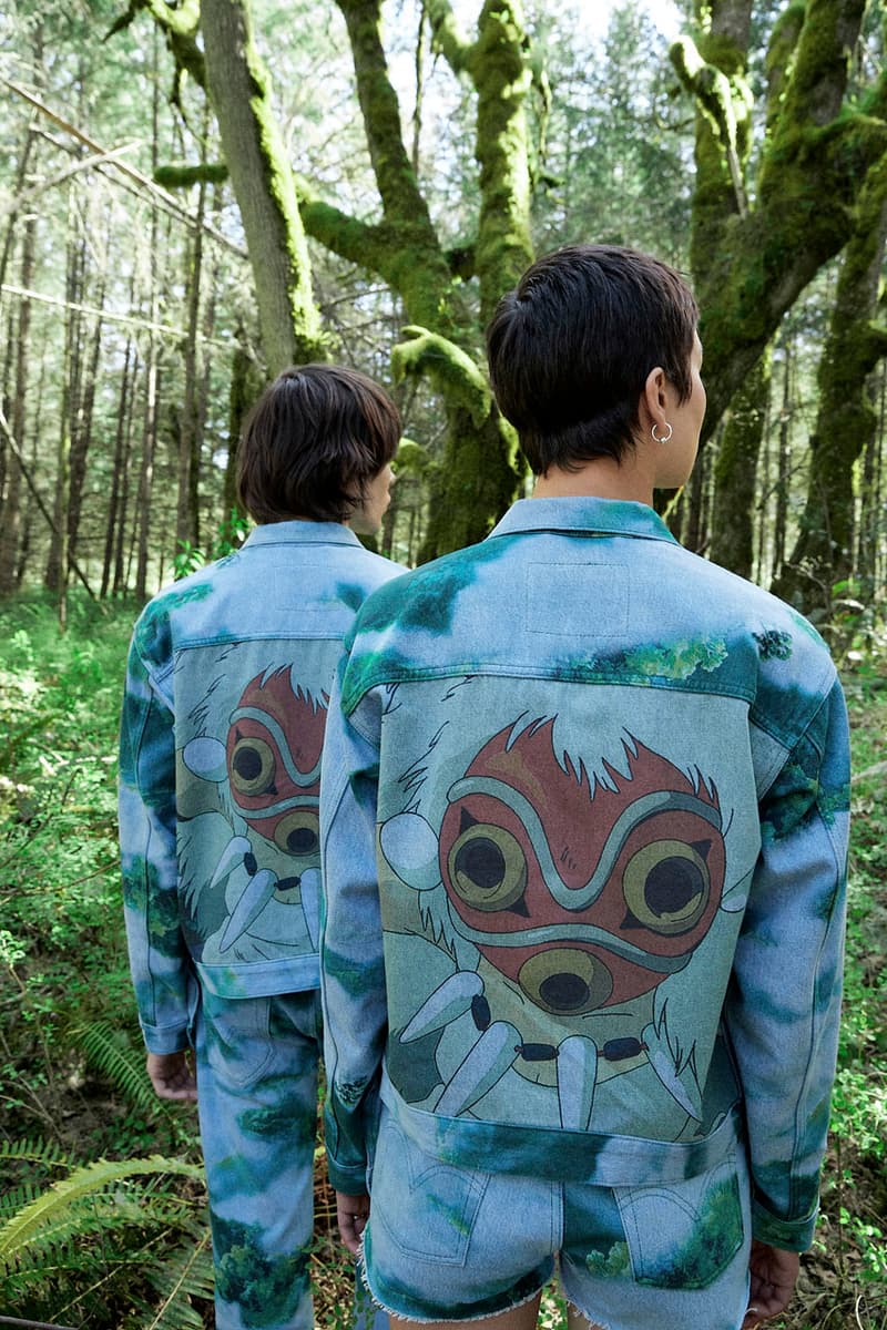 Levi's and Studio Ghibli Drop "Princess Mononoke" Collection Lookbook Release Info