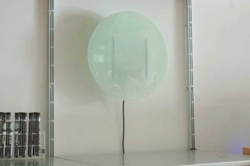 Lichen Releases Resin-and-Steel "Puddle Sconce"