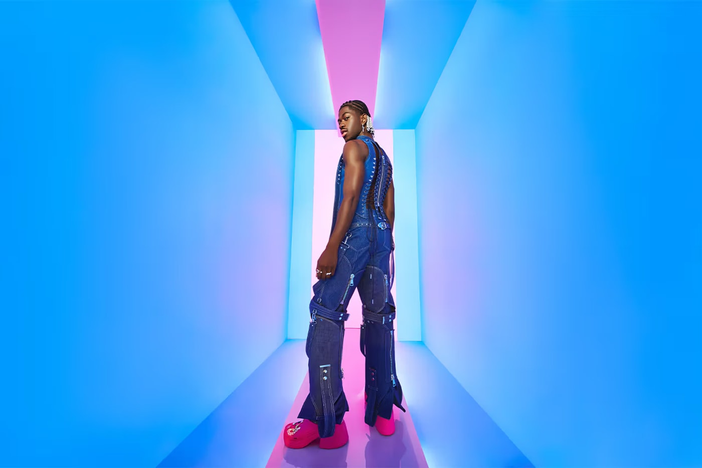 Lil Nas X Named Global Ambassador for Crocs Campaign heights campaign black hyper pink clogs dark cherry rapper