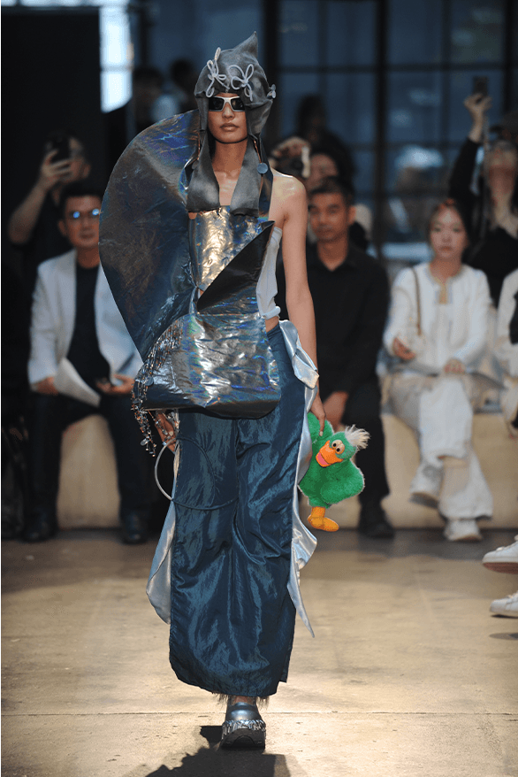 London College of Fashion BA 2023 Graduate Runway show fashion design Protein Studios