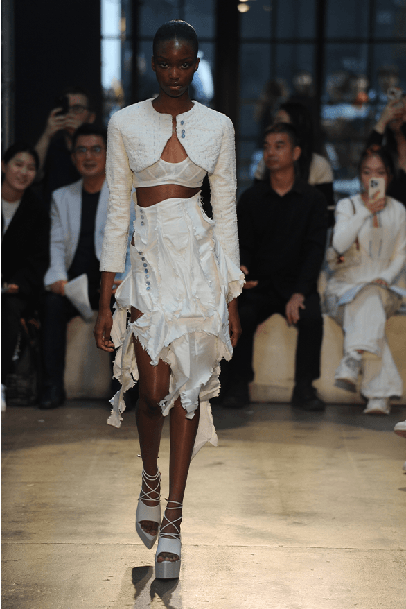 London College of Fashion BA 2023 Graduate Runway show fashion design Protein Studios