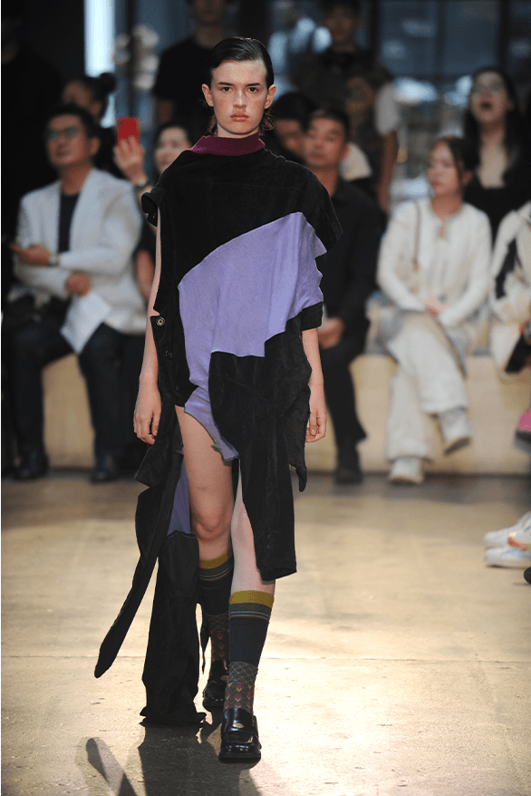 London College of Fashion BA 2023 Graduate Runway show fashion design Protein Studios