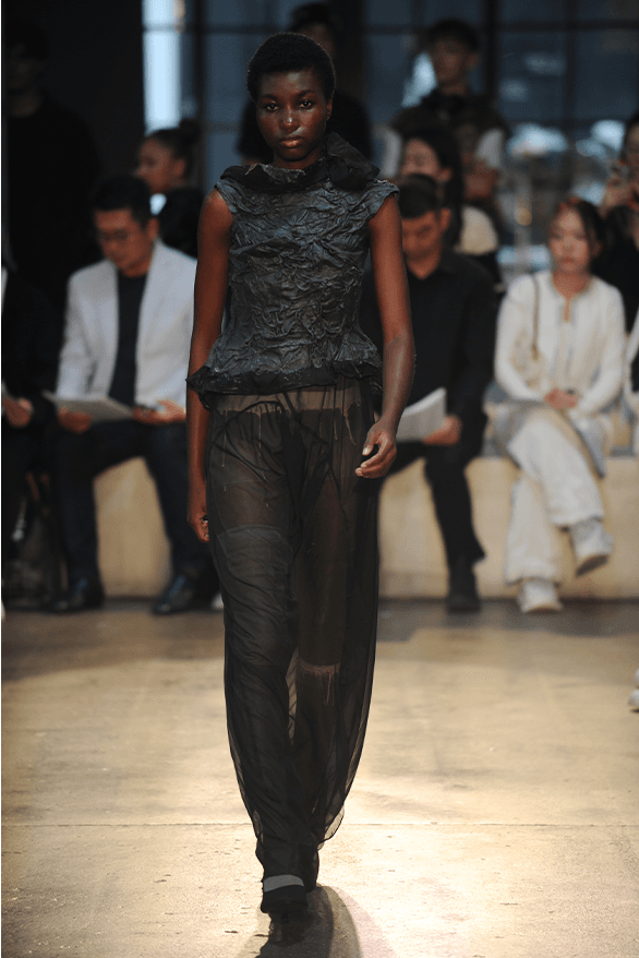 London College of Fashion BA 2023 Graduate Runway show fashion design Protein Studios