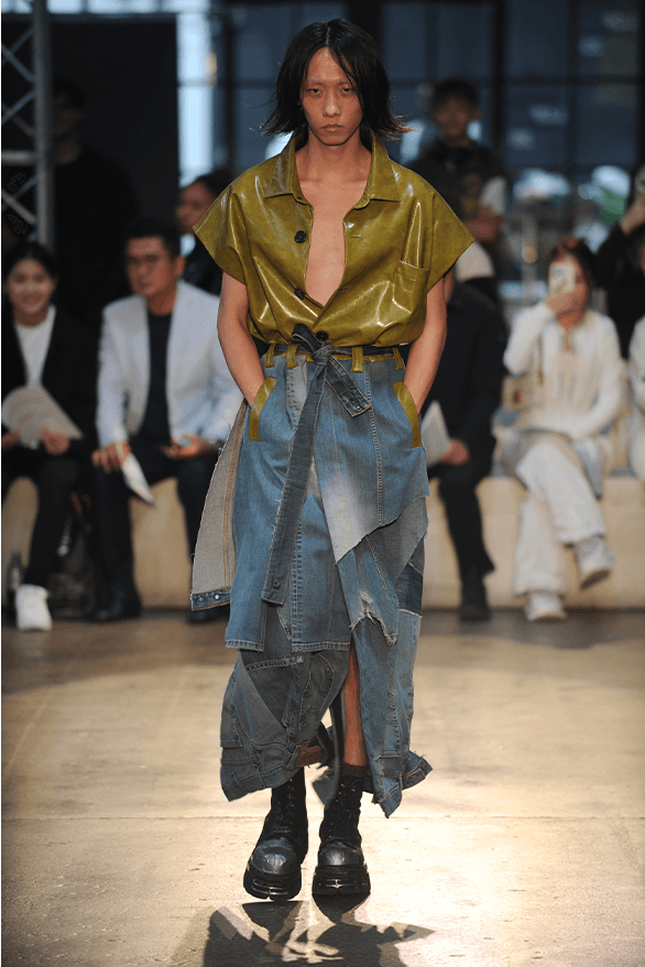 London College of Fashion BA 2023 Graduate Runway show fashion design Protein Studios