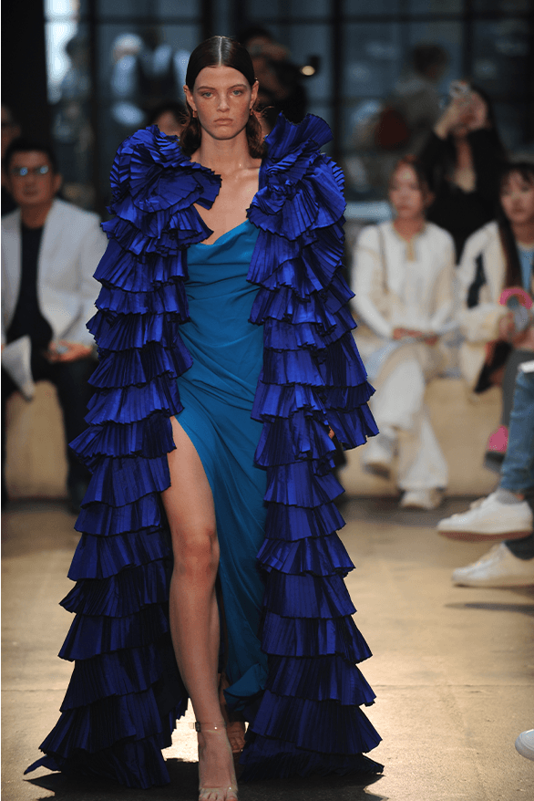 London College of Fashion BA 2023 Graduate Runway show fashion design Protein Studios