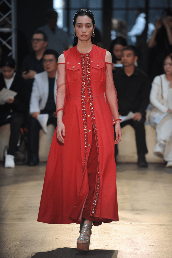 London College of Fashion BA 2023 Graduate Runway show fashion design Protein Studios