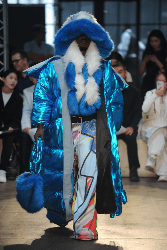 London College of Fashion BA 2023 Graduate Runway show fashion design Protein Studios