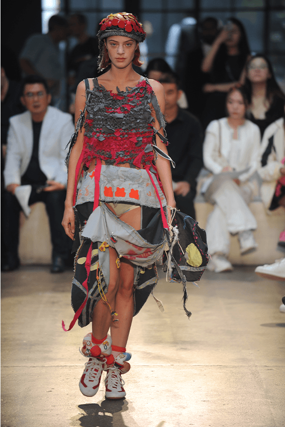 London College of Fashion BA 2023 Graduate Runway show fashion design Protein Studios