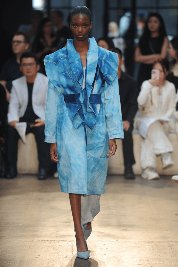 London College of Fashion BA 2023 Graduate Runway show fashion design Protein Studios