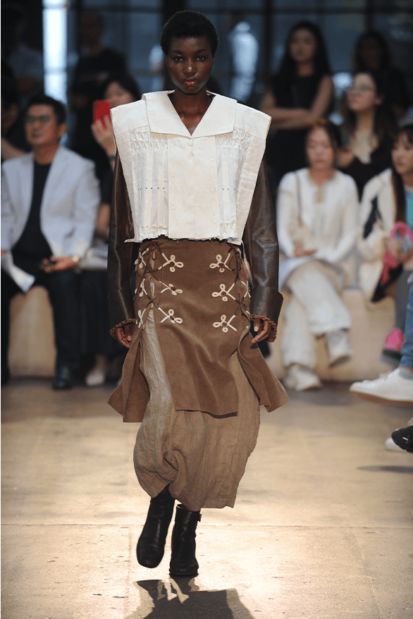 London College of Fashion BA 2023 Graduate Runway show fashion design Protein Studios