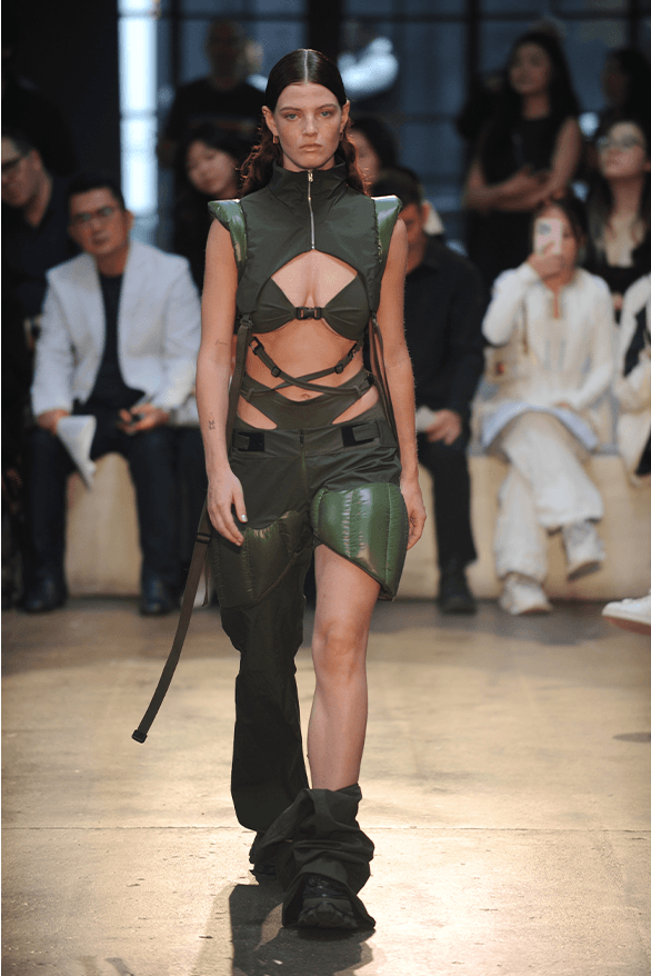 London College of Fashion BA 2023 Graduate Runway show fashion design Protein Studios