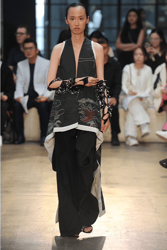 London College of Fashion BA 2023 Graduate Runway show fashion design Protein Studios