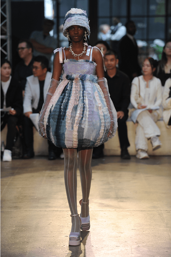 London College of Fashion BA 2023 Graduate Runway show fashion design Protein Studios