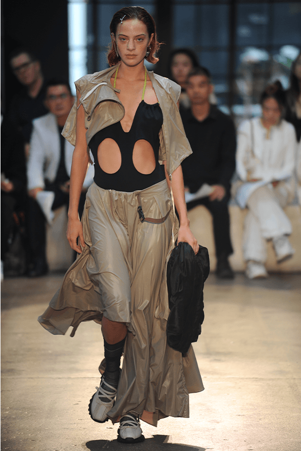 London College of Fashion BA 2023 Graduate Runway show fashion design Protein Studios