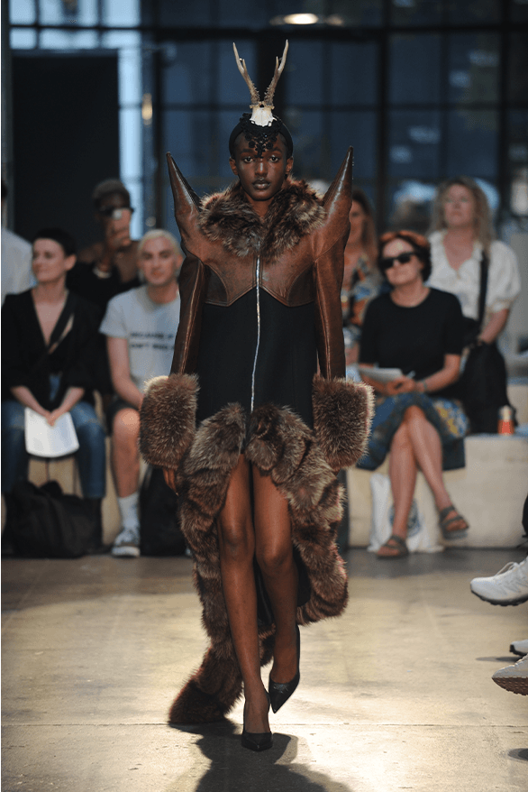 London College of Fashion BA 2023 Graduate Runway show fashion design Protein Studios