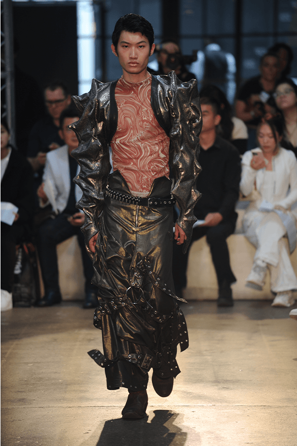 London College of Fashion BA 2023 Graduate Runway show fashion design Protein Studios