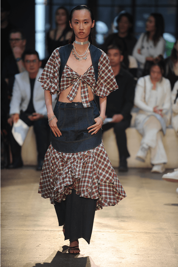 London College of Fashion BA 2023 Graduate Runway show fashion design Protein Studios