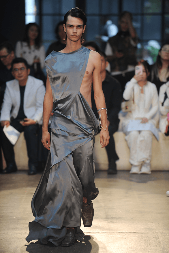 London College of Fashion BA 2023 Graduate Runway show fashion design Protein Studios