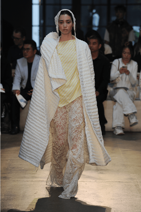 London College of Fashion BA 2023 Graduate Runway show fashion design Protein Studios