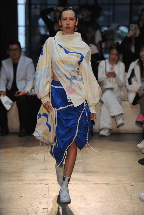 London College of Fashion BA 2023 Graduate Runway show fashion design Protein Studios