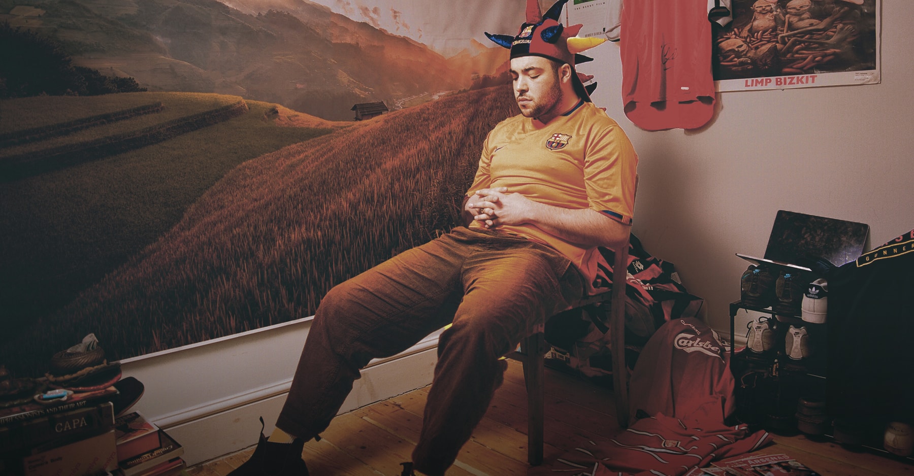 Art History Meets Football Kit Royalty in Louis Bever's Intimate Portraiture