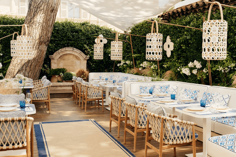 Louis Vuitton Saint Tropez Café spain restaurant Michelin star chef Arnaud Donckele Mediterranean summer 2023