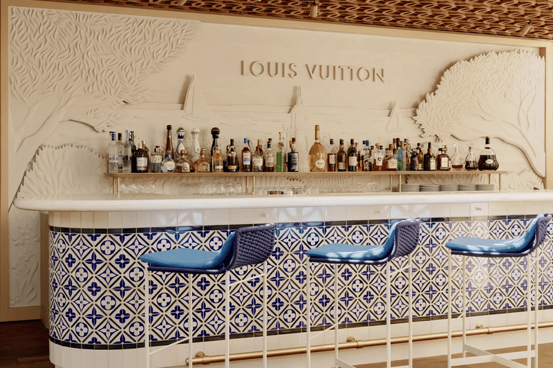 Louis Vuitton Saint Tropez Café spain restaurant Michelin star chef Arnaud Donckele Mediterranean summer 2023