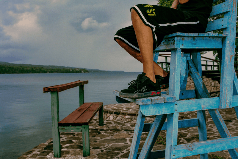 Lucien Clarke DC Shoes Collaboration London Jamaica sneakers footwear hype skateboarding Palace Skateboards Louis Vuitton Calvin Klein Gucci DCV'87 Lynx