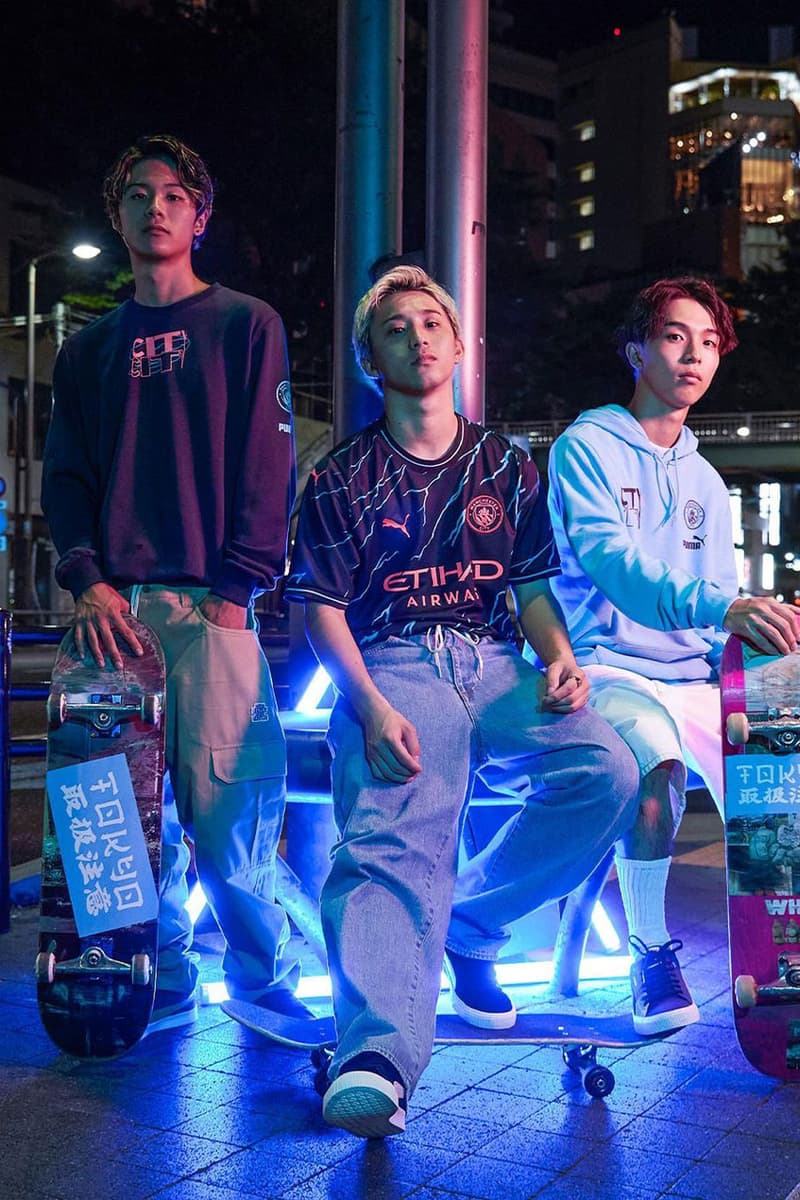 Manchester City Football Club PUMA 2023/24 Third Kit Soccer Football Sports Erling Haaland Mateo Kovacic Jack Grealish Kevin De Bruyne