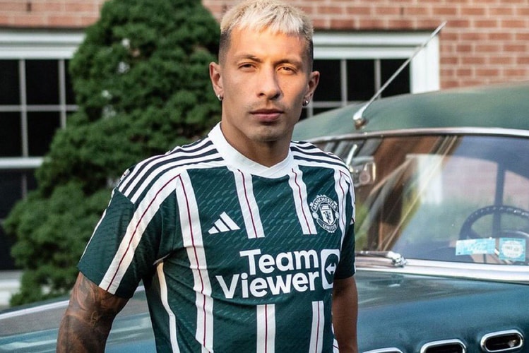 Manchester United Reworks Its Classic Vertical Stripes for 2023/24 Away Jersey