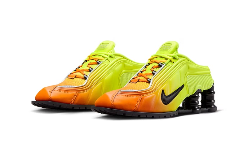 martine rose nike shox mr4 scuba blue safety orange DQ2401 400 DQ2401 800 release date info store list buying guide photos price 