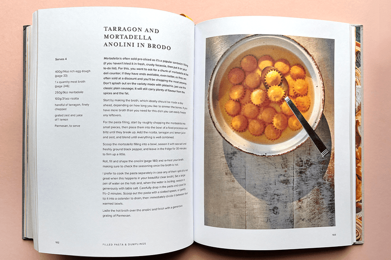 Mateo Zielonka Pasta Masterclass Book shape recipe mschf big red boot cooking