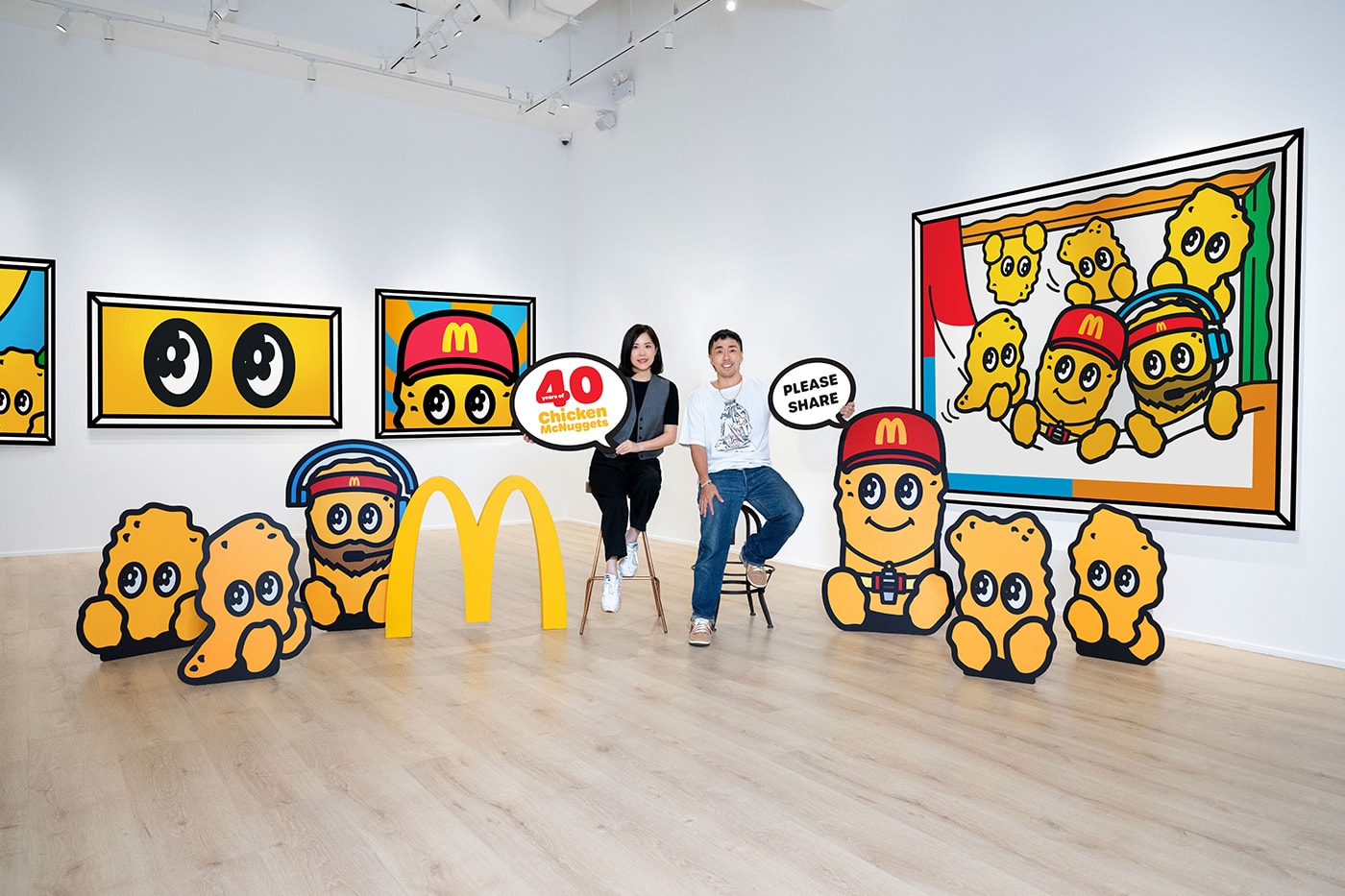McDonald’s Hong Kong Kevin Poon Coach McNugget Art World Exhibition Look Inside Info Vandy The Pink Jon Burgerman UFO907 Gyuhan Lee FrankNitty3000 Arts Pavilion West Kowloon Cultural District