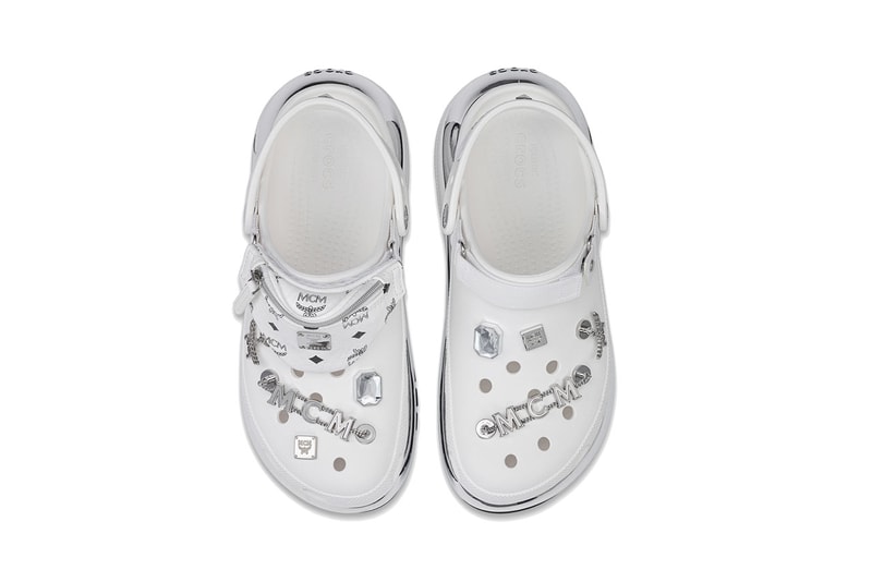 MCM Crocs in 2023  Crocs, Croc charms, Shoes