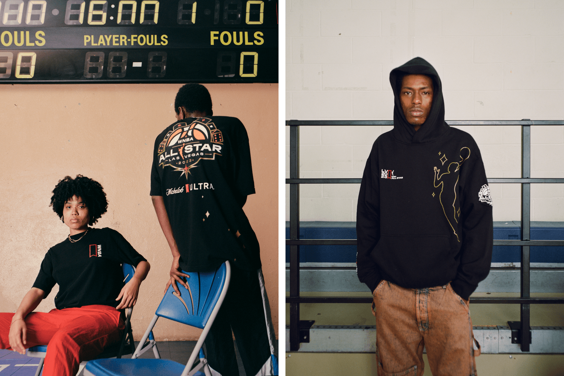 Michelob ULTRA WNBA All-Star Weekend Merch Capsule Lookbook Las Vegas Aces Michelob ULTRA Arena