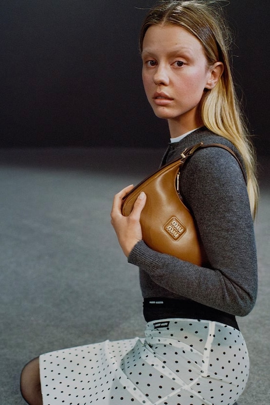Miu Miu LIVE! Fall Winter 2023 Campaign Miuccia Prada Ethel Cain, Emma Corrin, Mia Goth, Amelia Gray Hamlin, Zhao Jinmai, Zaya Wade, Annabelle Weatherly
