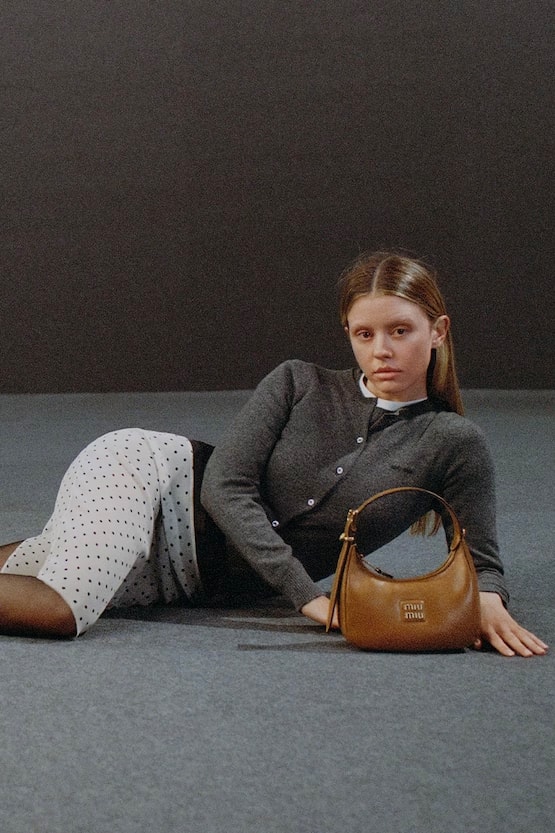 Miu Miu LIVE! Fall Winter 2023 Campaign Miuccia Prada Ethel Cain, Emma Corrin, Mia Goth, Amelia Gray Hamlin, Zhao Jinmai, Zaya Wade, Annabelle Weatherly