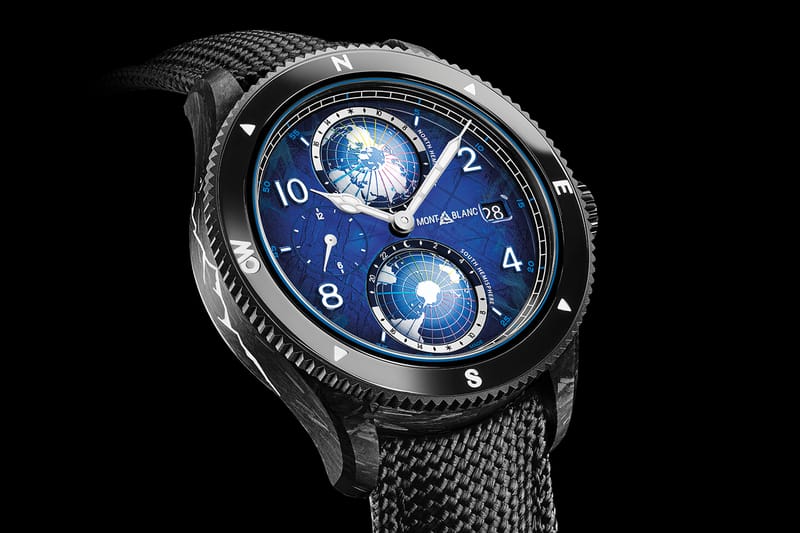 Montblanc Readies the Ice-Breaking 1858 Geosphere 0 Oxygen CARBO2 for Only Watch
