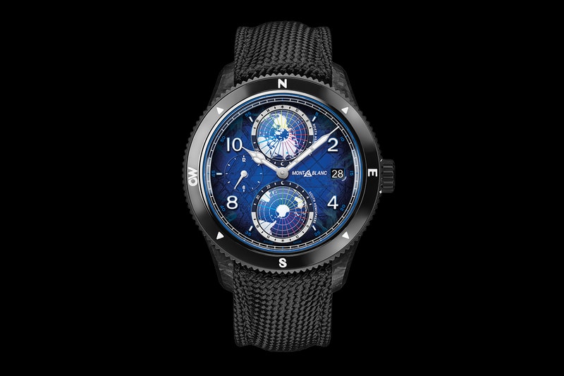 Montblanc 1858 Geosphere 0 Oxygen CARBO2 Only Watch Auction Info