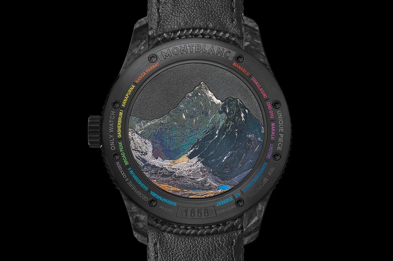 Montblanc 1858 Geosphere 0 Oxygen CARBO2 Only Watch Auction Info