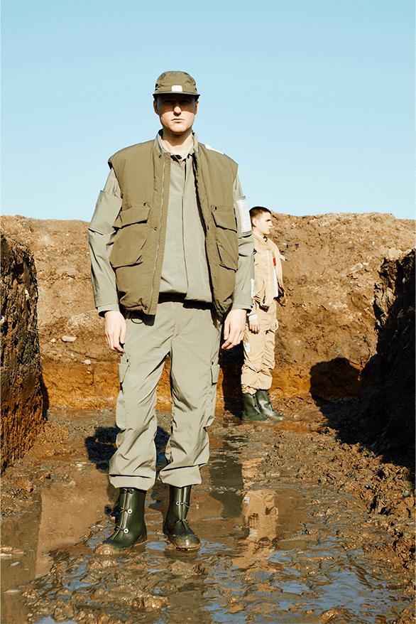 N.Hoolywood Test Product Exchange Service Spring Summer 2024 menswear collection military workwear