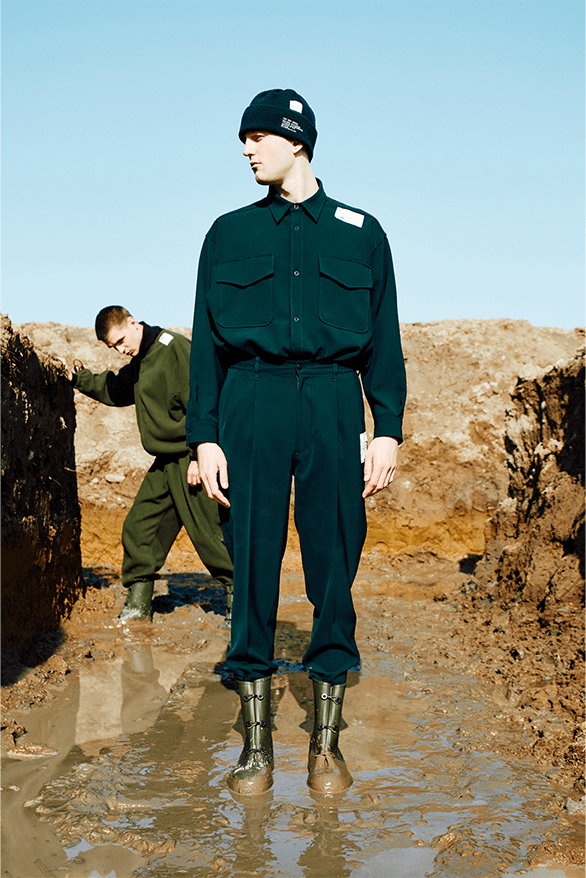 N.Hoolywood Test Product Exchange Service Spring Summer 2024 menswear collection military workwear