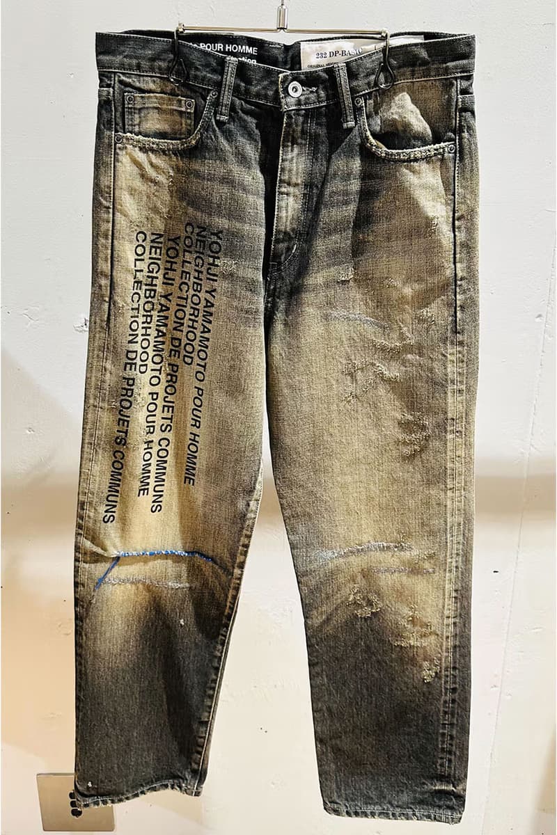 NEIGHBORHOOD Yohji Yamamoto Pour Homme Capsule Info release date store list buying guide photos price
