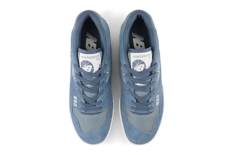 New Balance 550 Receives "Blue Suede" BB550PHC  and "Grey Suede"  BB550PHD Editions low top basketball shoes nb