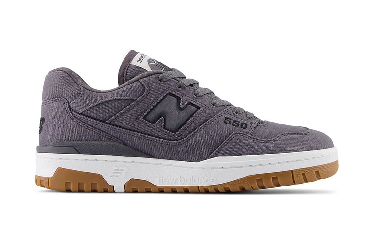 New Balance Debuts the 550 "Canvas Pack" in Grey and White
