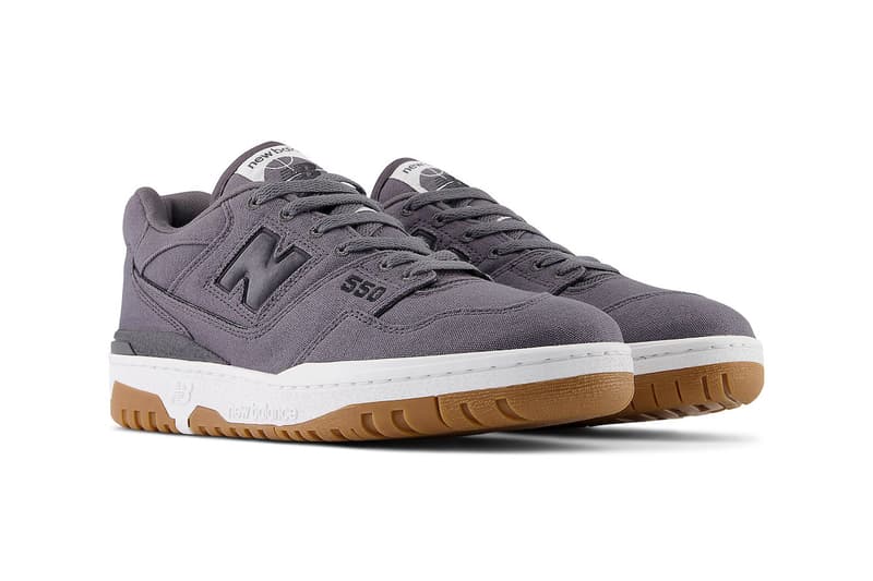 New Balance 550 Canvas Pack white grey BB550CVB BB550CVA Release Info