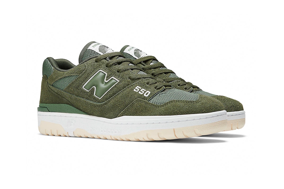 New Balance 550 Olive Suede BB550PHB Release Info