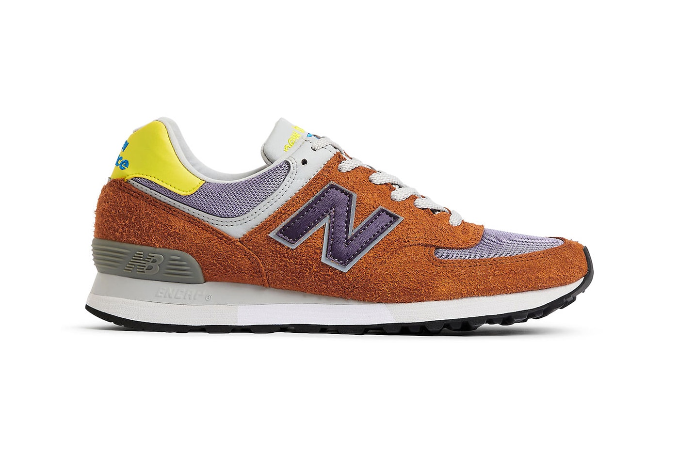 New Balance 576 Made in UK Surfaces in "Apricot" OU576CPY Apricot/Dusk-Limeade