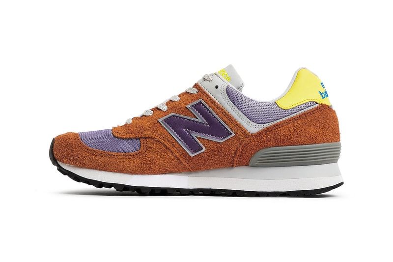 New Balance 576 Made in UK Surfaces in "Apricot" OU576CPY Apricot/Dusk-Limeade